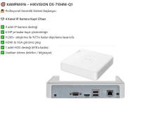 HIKVISION DS-7104NI-Q1 4 KANAL 4Mpix H265+ 1 HDD Desteği 60Mbps Bant Genişliği Plastik Kasa NVR Kayıt Cihazı - 3